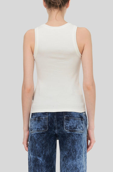 Classic Tank Top Creme-Tops-Des_Phemmes-Debs Boutique